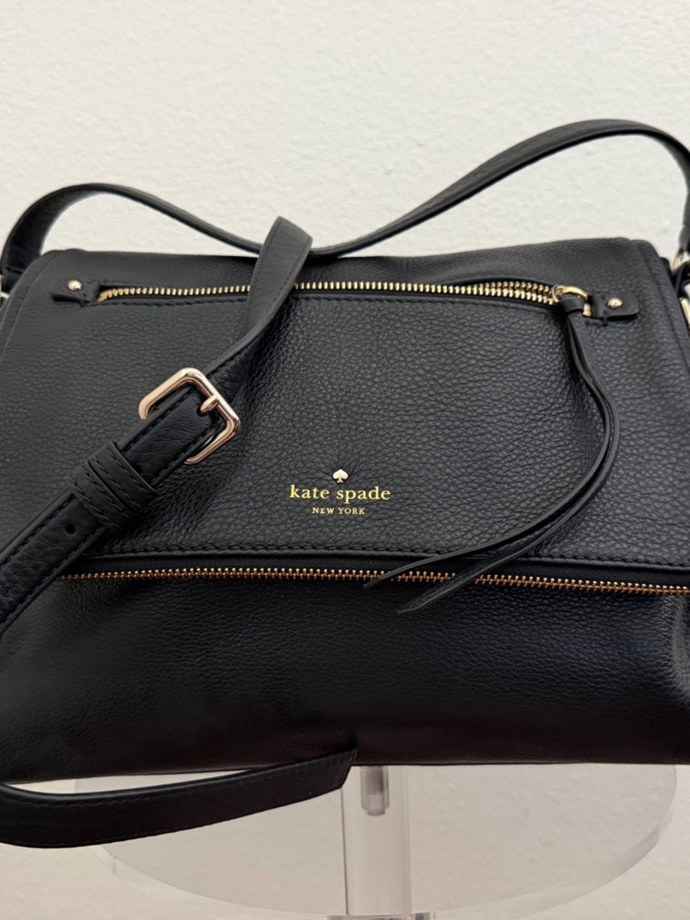 kate spade Black cobble hill toddy Pebbled Leather Shoulder Bag crossbody - Picture 3 of 7